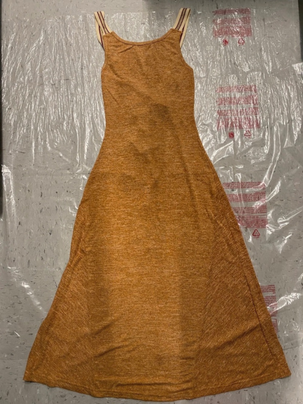 Cider Strappy Tank Maxi Dress in Rust